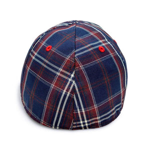 The Brave Boston Scally Cap - Navy Plaid - alternate image 6