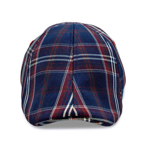 The Brave Boston Scally Cap - Navy Plaid - alternate image 4