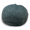 The Original 5-Panel Boston Scally Cap - Dark Olive Green Herringbone - alternate image 5