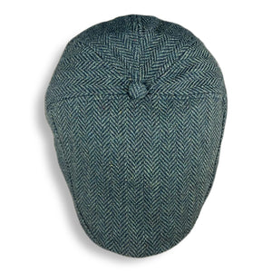 The Original 5-Panel Boston Scally Cap - Dark Olive Green Herringbone - alternate image 7