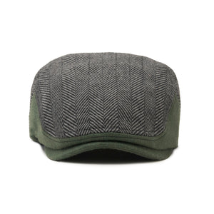The Southie Boston Scally Cap - Grey Herringbone - alternate image 4
