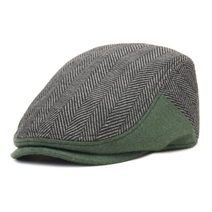 The Southie Boston Scally Cap - Grey Herringbone - alternate image 3