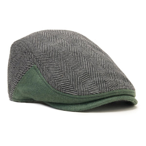 The Southie Boston Scally Cap - Grey Herringbone - featured image