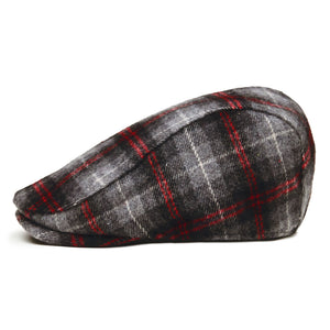 The Contender Boston Scally Cap - Black & Smoke Plaid - alternate image 7