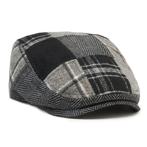 The Lunchbox Blackbox Edition Boston Scally Cap - Black Plaid - featured image