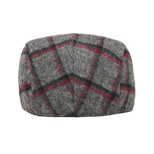The Heritage Boston Scally Cap - Grey with Black/Red Plaid - alternate image 5