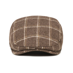 The Heritage Boston Scally Cap - Light Brown with Tan/White Plaid - alternate image 4