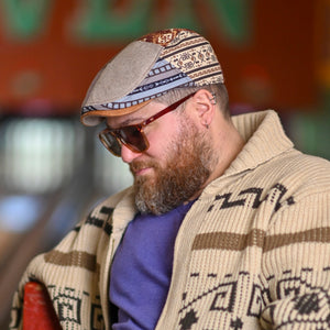 The Big Lebowski Boston Scally Cap - The Dude Patchwork - alternate image 2