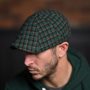 The Cloverland Boston Scally Cap - Clover Green Plaid - alternate image 2