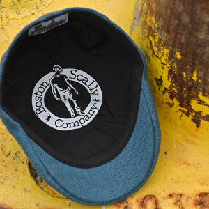 The Woven Peaky Boston Scally Cap - Dockside Blue - alternate image 9
