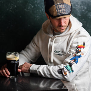 Boston Scally The Guinness Gilroy Hoodie - Vintage White - alternate image 2
