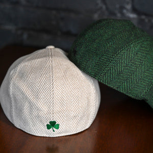 The 8-Panel Irish Boston Scally Cap - Green Herringbone - alternate image 12
