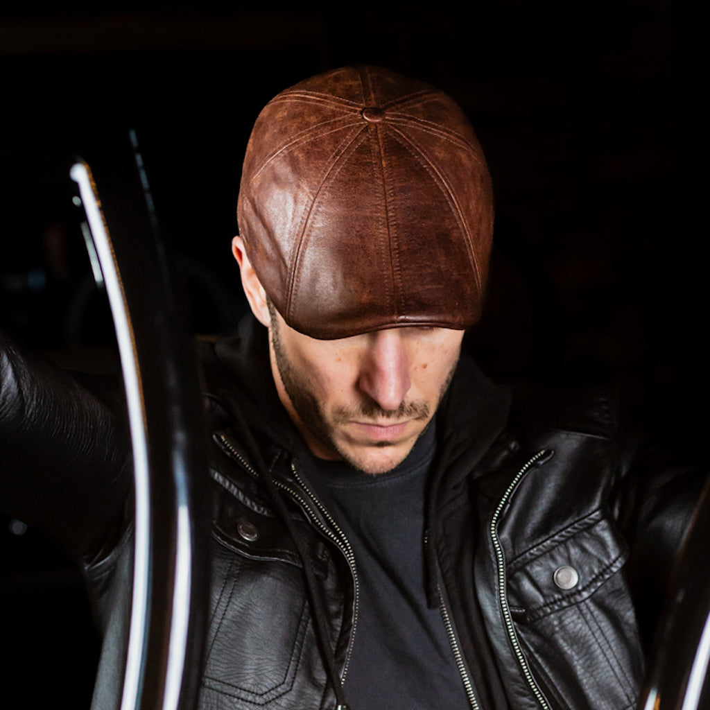 The Scrapyard Boston Scally Cap Brown