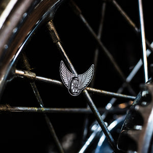 Boston Scally The One Wheel Winged Cap Pin - alternate image 2