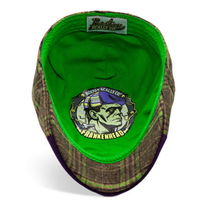 The Frankenhead Boston Scally Cap - Purple & Undead Plaid - alternate image 2