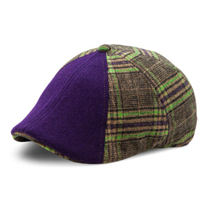 The Frankenhead Boston Scally Cap - Purple & Undead Plaid - alternate image 5