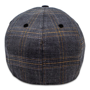 The 8-Panel Plaid Trainer Boston Scally Cap - Iron Grey Plaid - alternate image 7