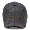 The 8-Panel Plaid Trainer Boston Scally Cap - Iron Grey Plaid - alternate image 4