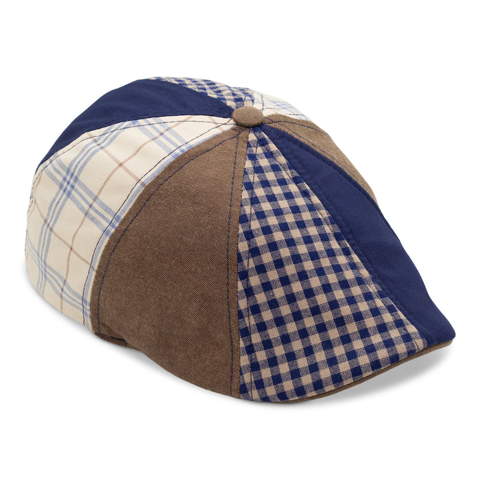 The Triple Crown Boston Scally Cap - Plaid Patchwork - featured image