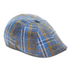 The Spring Rose Boston Scally Cap - Grey & Blue Plaid - featured image