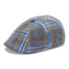 The Spring Rose Boston Scally Cap - Grey & Blue Plaid - alternate image 4