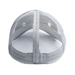 The Mesh Trucker Boston Scally Cap - Navy with Grey - alternate image 4