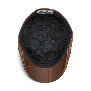 The Scrapyard Boston Scally Cap - Brown - alternate image 4