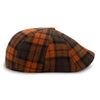 The Jack-O’-Rose Boston Scally Cap - Orange Plaid - alternate image 9