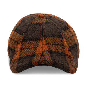 The Jack-O’-Rose Boston Scally Cap - Orange Plaid - alternate image 5