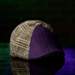 The Frankenhead Boston Scally Cap - Purple & Undead Plaid - alternate image 3