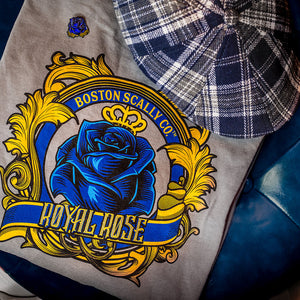 Boston Scally The Royal Rose Long Sleeve Tee T-Shirt - Grey - alternate image 4