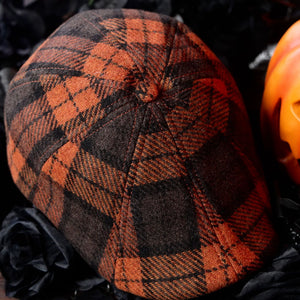 The Jack-O’-Rose Boston Scally Cap - Orange Plaid - alternate image 10