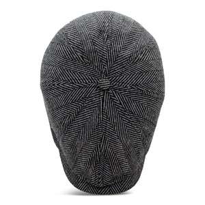 The Baker Boy Boston Scally Cap - Grey Herringbone - alternate image 6