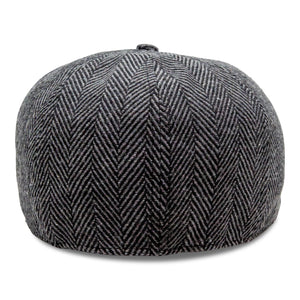 The Baker Boy Boston Scally Cap - Grey Herringbone - alternate image 7