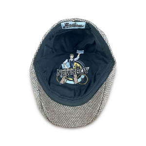 The Newsboy Boston Scally Cap - Grey/Brown - alternate image 4