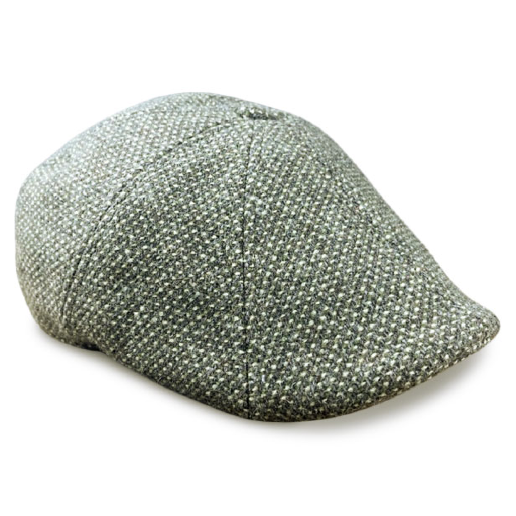 The Newsboy Boston Scally Cap Green Wool | M/L 58cm