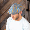 The Spring Rose Boston Scally Cap - Grey & Blue Plaid - alternate image 2