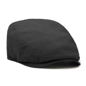 The Cool Air Single Panel Boston Scally Cap - Black - featured image