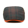 The Campfire Boston Scally Cap - Forest Green &amp;amp; Bonfire Plaid - alternate image 5