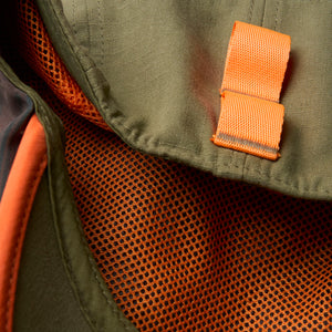 The Campfire Boston Scally Cap - Forest Green &amp;amp; Bonfire Plaid - alternate image 18