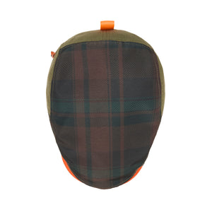 The Campfire Boston Scally Cap - Forest Green &amp;amp; Bonfire Plaid - alternate image 7
