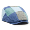 The Saltbox Boston Scally Cap - Blue Patchwork - featured image