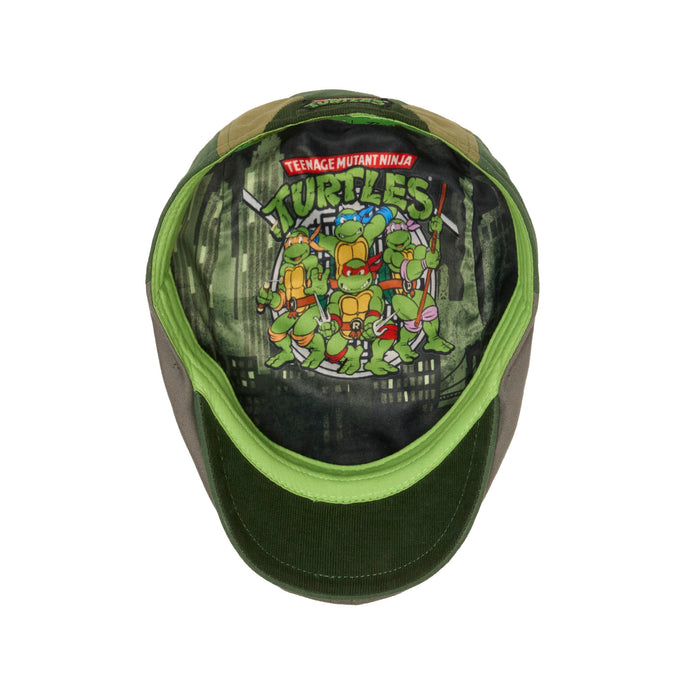 Teenage Mutant Ninja Turtles Kids Boston Scally Cap - Turtle Shell Patchwork - alternate image