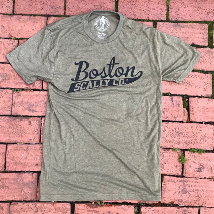 Boston Scally The Military Tee - Green - featured image