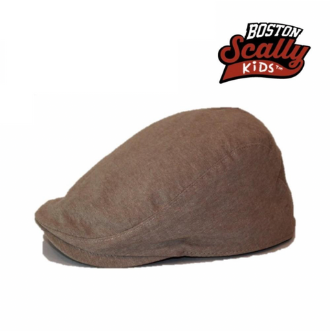 Kids The Townie Boston Scally Cap - Tan - featured image