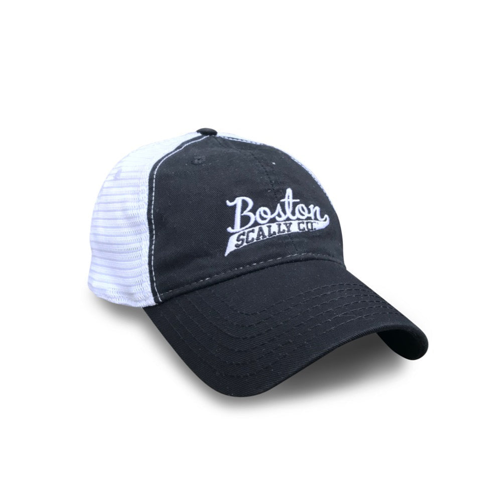 Boston Scally The Trucker Baseball Cap - Black