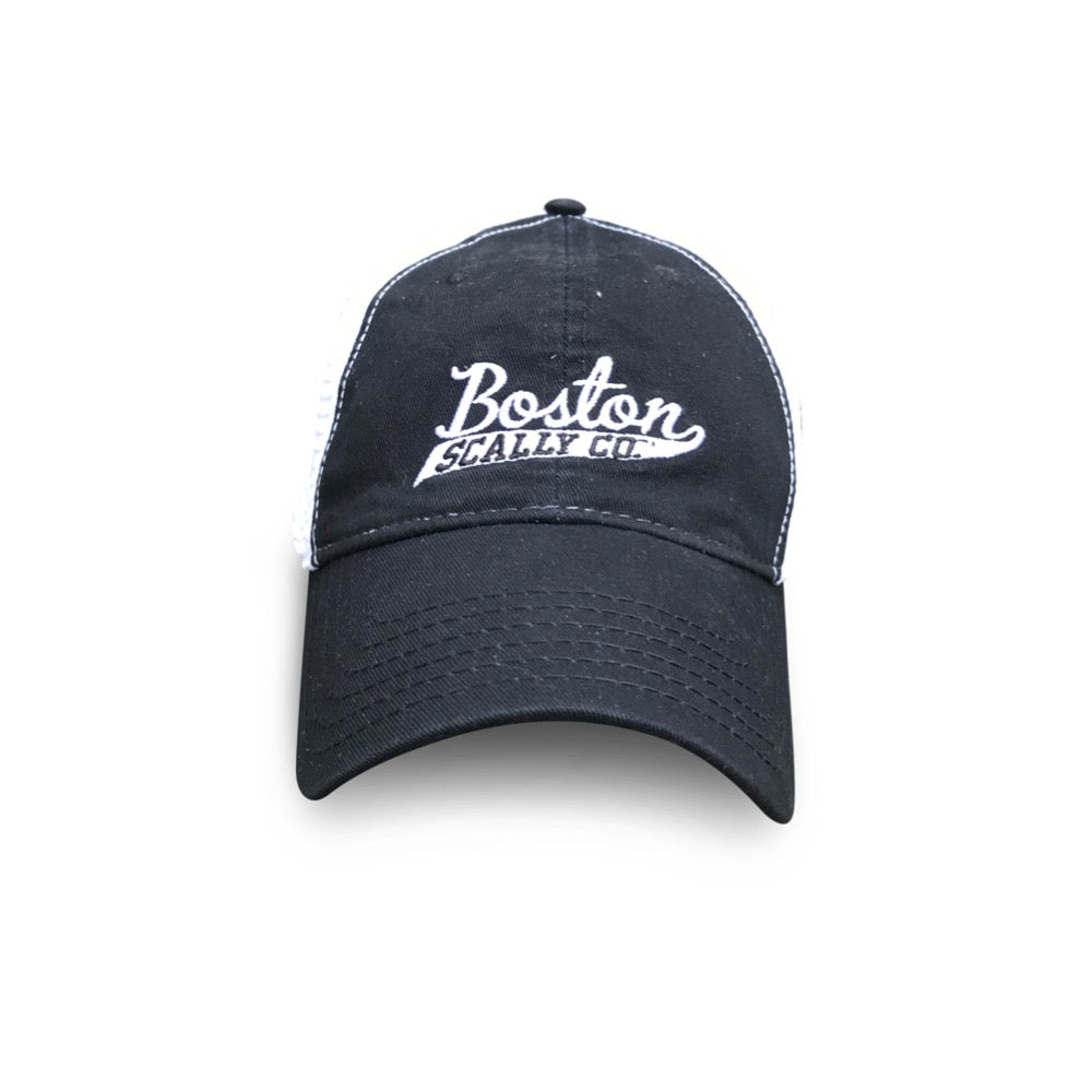 Boston Scally The Trucker Baseball Cap - Black - alternate image 1