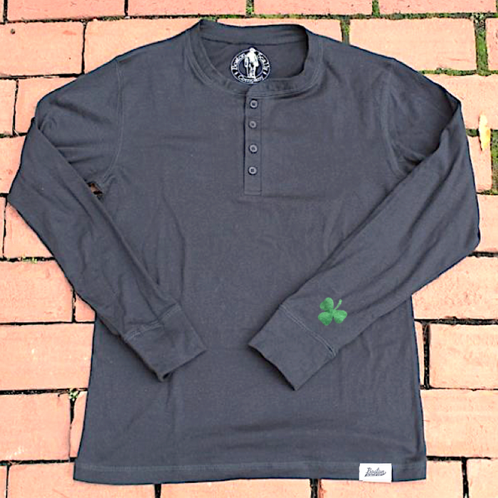 Boston Scally The Shamrock Limited Edition Henley - Black - featured image