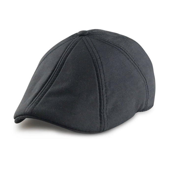 The Caddy Boston Scally Cap - Black - featured image