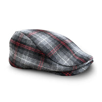 The Contender Boston Scally Cap - Black &amp;amp; Smoke Plaid - featured image